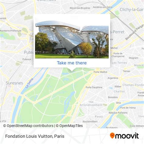 How to get to Fondation Louis Vuitton in Paris by bus, metro